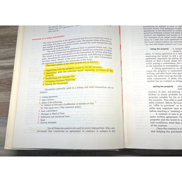 Fundamentals of Real Estate Textbook 1977 by Jerome Dasso - Picture 5 of 15